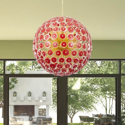 Lampadario contemporaneo - SUPERNOVA DELUXE  - Sogni di Cristallo - in vetro di Murano / in vetro soffiato / da 10 lampadine
