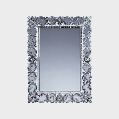 Specchio a muro - TRINE - Sogni di Cristallo - stile veneziano / rettangolare / in vetro di Murano