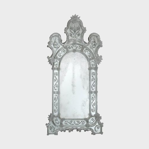 Specchio a muro - CUPIDUS - Sogni di Cristallo - stile veneziano / rettangolare / in vetro di Murano
