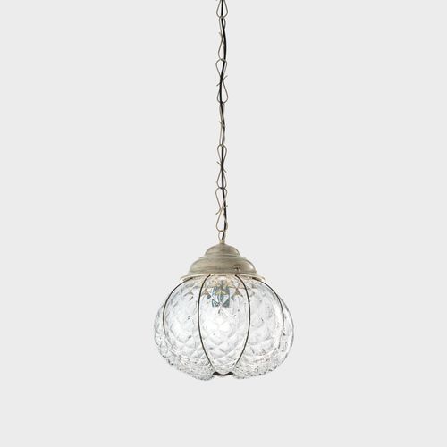 Lampada a sospensione - RIALTO - Sogni di Cristallo - in metallo / in vetro soffiato / in vetro di Murano