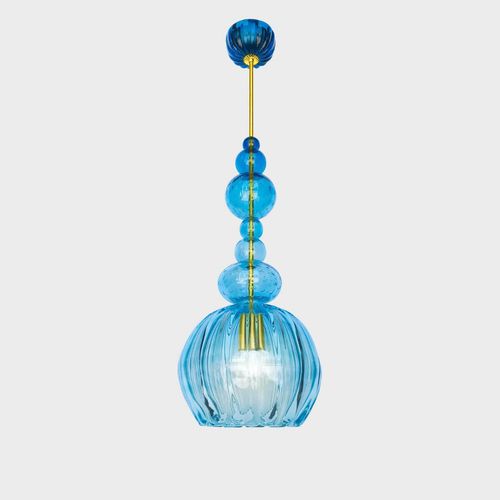 Lampada a sospensione - PROCIDA - Sogni di Cristallo - in vetro soffiato / in vetro di Murano / stile veneziano