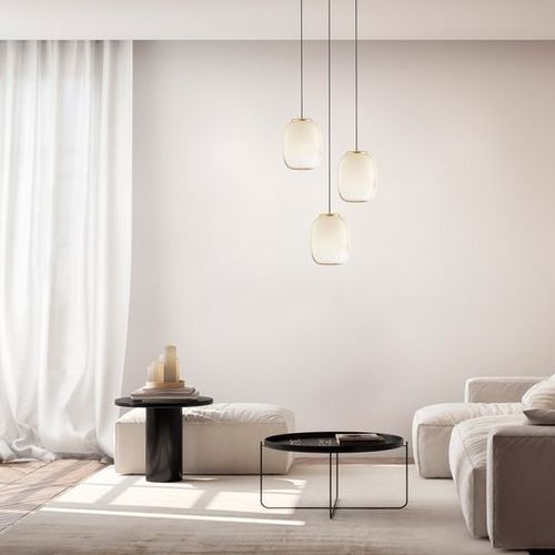 Lampada a sospensione - MINI POD #1 - Sogni di Cristallo - in vetro soffiato / contemporanea / con cavo