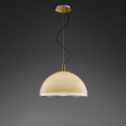 Lampada a sospensione - MUM #2 - Sogni di Cristallo - in vetro soffiato / contemporanea / con cavo