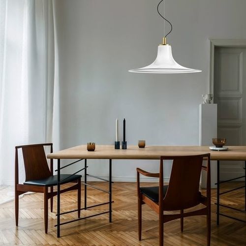 Lampada a sospensione - MADAME #1 - Sogni di Cristallo - in vetro soffiato / contemporanea / con cavo