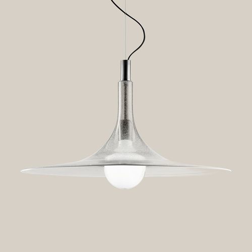 Lampada a sospensione - MONSIEUR #2 - Sogni di Cristallo - in vetro soffiato / contemporanea / con cavo
