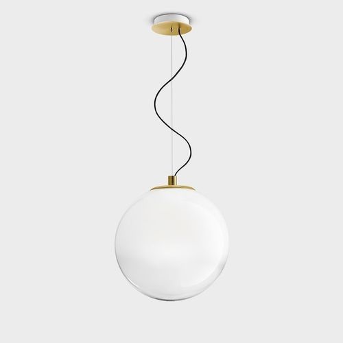 Lampada a sospensione - SPHERA #1 - Sogni di Cristallo - in vetro soffiato / contemporanea / con cavo