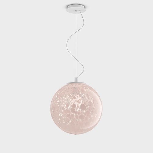 Lampada a sospensione - SPHERA #3 - Sogni di Cristallo - in vetro soffiato / contemporanea / con cavo
