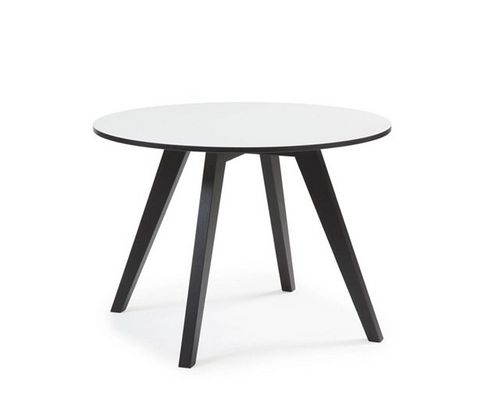 Tavolo d'appoggio contemporaneo - GAGA - Conform - in rovere / in noce / rotondo