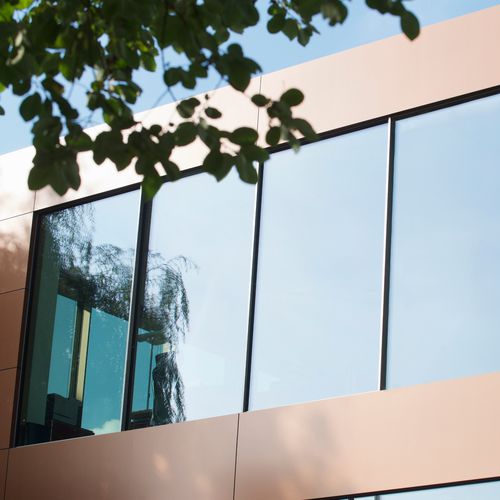 Sistema di facciata in alluminio - MINIMAL WINDOWS® HIGHLINE - KELLER - in vetro