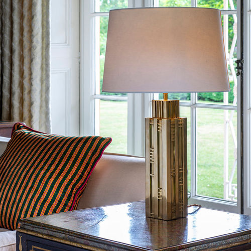 Lampada da tavolo - HUDSON - VAUGHAN - in ottone / in lino / contemporanea