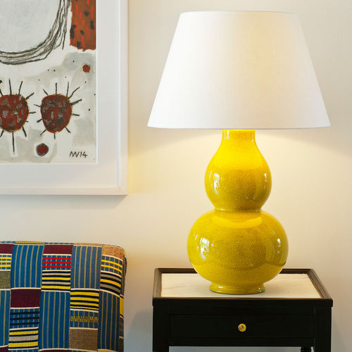 Lampada da tavolo - AVEBURY - VAUGHAN - in lino / in ceramica smaltata / contemporanea