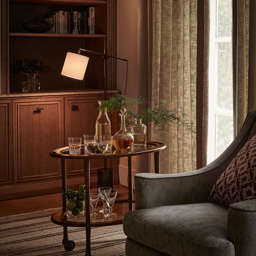 Carrello di servizio - HAMBLEDON DRINKS - VAUGHAN - portastoviglie / contract / in ottone
