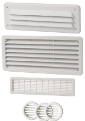 Griglia di ventilazione in plastica - G I/E AM - PANOL - rettangolare / rotonda / bianca