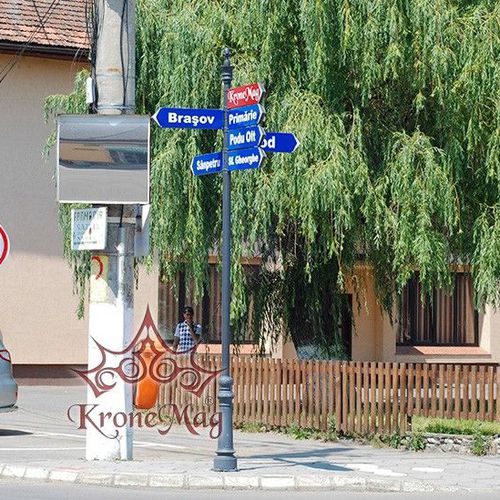 Pannello segnaletico a pavimento - VILLA-INDICO-7 - KRONEMAG MILLENIUM srl - in acciaio / in ghisa / di orientamento
