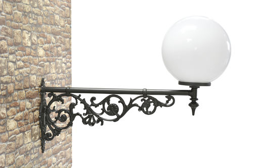 Applique classica - ME501.GLOB400 - KRONEMAG MILLENIUM srl - da esterno / in ghisa / sferica