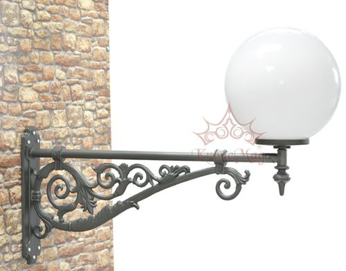 Applique classica - ME502.GLOB400 - KRONEMAG MILLENIUM srl - da esterno / in ghisa / sferica