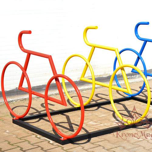 Rastrelliera per biciclette a pavimento - BICYCLE-13 - KRONEMAG MILLENIUM srl - design originale / per spazi pubblici / per università