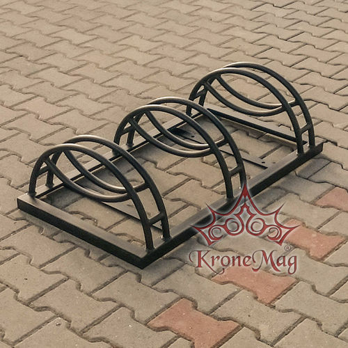 Rastrelliera per biciclette a pavimento - BIKE-3S - KRONEMAG MILLENIUM srl - per spazi pubblici / per zone urbane / per parcheggio