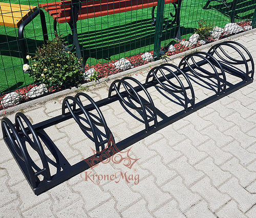 Rastrelliera per biciclette a pavimento - BIKE-6.S - KRONEMAG MILLENIUM srl - per spazi pubblici / per zone urbane / per parcheggio