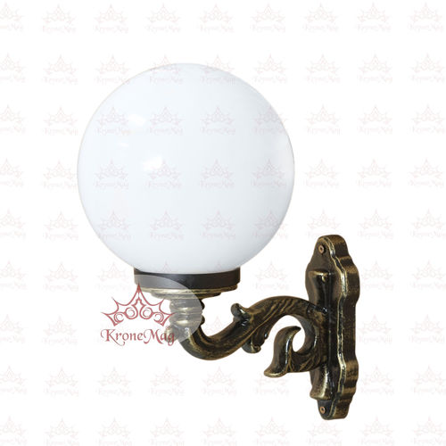 Applique classica - TA-100-GLOBE 200 - KRONEMAG MILLENIUM srl - da esterno / in ghisa di alluminio / sferica