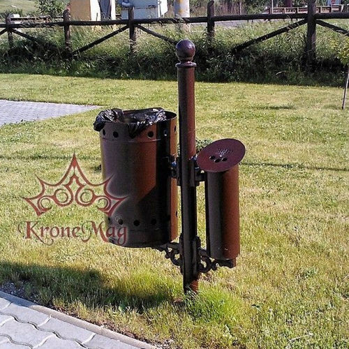 Portarifiuti in ghisa - URBAN 1.S - KRONEMAG MILLENIUM srl - da esterno / da terra / per spazio pubblico