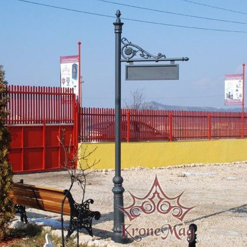 Pannello segnaletico a pavimento - VILLA-550 INDICO - KRONEMAG MILLENIUM srl - in acciaio / in ghisa / di orientamento