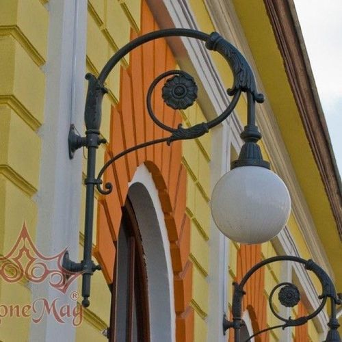 Applique classica - ME143L.GLOBE400 - KRONEMAG MILLENIUM srl - da esterno / in ghisa / sferica