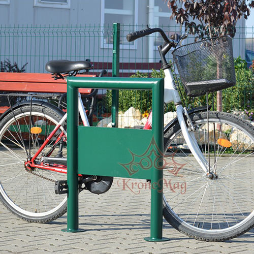 Rastrelliera per biciclette a pavimento - CYCLE-1P - KRONEMAG MILLENIUM srl - pubblicitaria / per spazi pubblici / per zone urbane