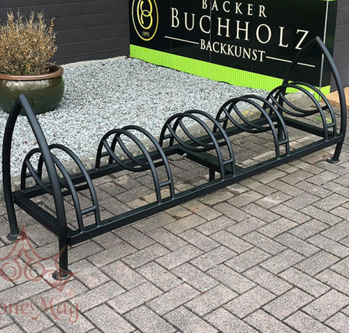 Rastrelliera Per Biciclette Randaco Per 5 Bici - Parcheggio Da Pavimento O Parete - Foto 11