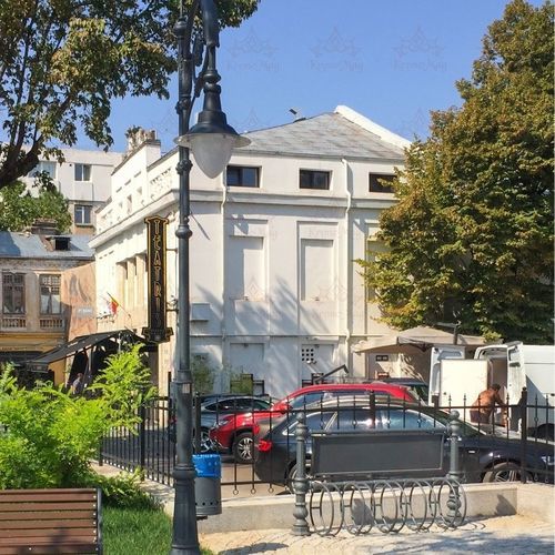 Rastrelliera per biciclette a pavimento - 908.B-5 - KRONEMAG MILLENIUM srl - pubblicitaria / per spazi pubblici / per zone urbane