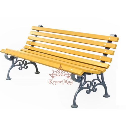 Panca da giardino tradizionale - ANVERS - KRONEMAG MILLENIUM srl - in legno / in ghisa / con schienale