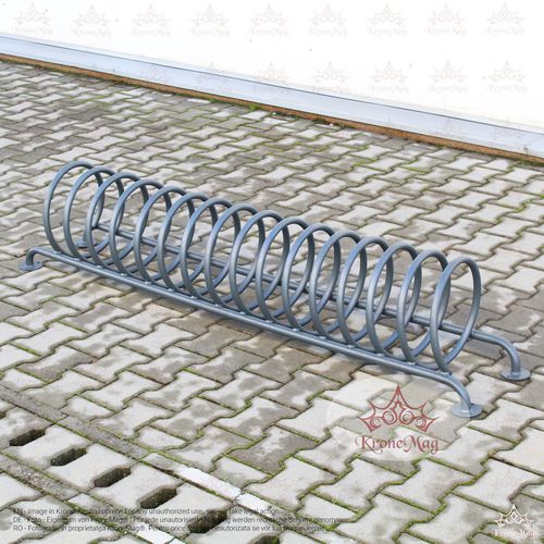 Rastrelliera per biciclette a pavimento - BIKE-15.SP.V2 - KRONEMAG MILLENIUM srl - orizzontale / per spazi pubblici / per parcheggio