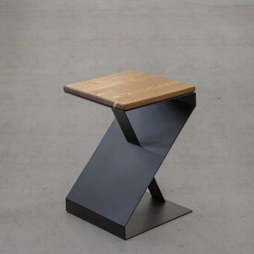 Tavolino basso contemporaneo - ZETA - KRONEMAG MILLENIUM srl - in pino / con supporto in acciaio / rettangolare