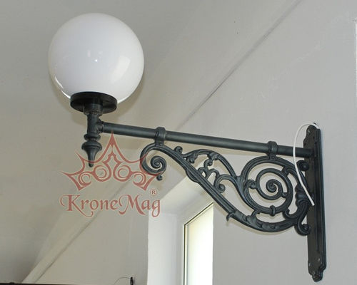 Applique classica - ME548.GLOBE400 - KRONEMAG MILLENIUM srl - da esterno / in ghisa / sferica