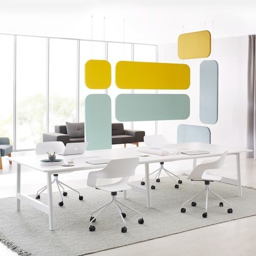 Scrivania per open space - DOCKS - Ophelis - da terra / da 2-4 persone / contemporanea