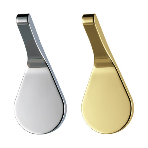 Appendiabiti da parete contemporaneo - AGAHO 15C - WEST inx - in ottone / individuale
