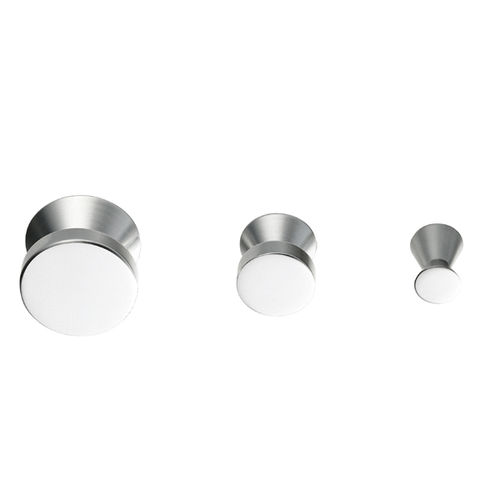 Pomello per mobile contemporaneo - AGAHO CABINET KNOB 10P / 11P / 12P - WEST inx - in alluminio