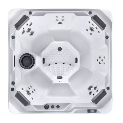Spa fuoriterra - RHYTHM™ - HotSpring® Spas - quadrata / 7 posti / in acrilico