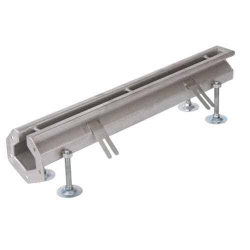 Canaletta con griglie - AS601 - ACO Building Drainage - a fessura / griglia in acciaio inox / per spazio pubblico