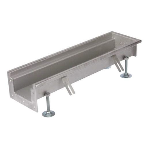 Canaletta con griglie - AS301 - ACO Building Drainage - a fessura / in acciaio inossidabile / per spazio pubblico