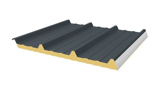Pannello sandwich per tetto - JI ROOF PIR - Joris Ide - rivestimento in metallo / anima in poliisocianurato PIR