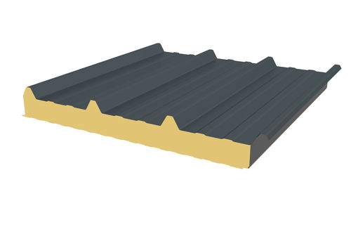 Pannello sandwich per copertura - JI ROOF EMB.D - Joris Ide - rivestimento in metallo / anima in poliisocianurato PIR