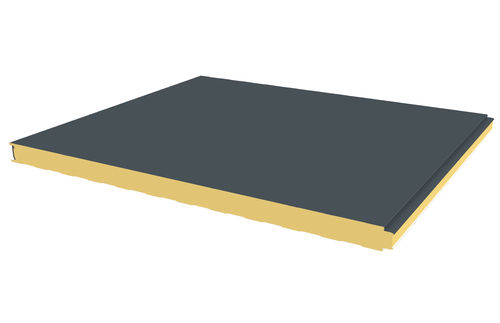 Pannello sandwich per rivestimento di facciata - JI WALL PIR LISSE - Joris Ide - rivestimento in metallo / anima in poliisocianurato PIR