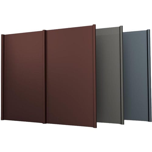 Lamiera in acciaio - JI 38-525-1050 - Joris Ide - galvanizzata / marrone / grigia