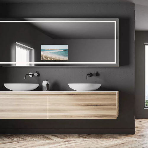 TV a specchio a muro - DTF-2702 - HYMAGE - contemporaneo / rettangolare / colore personalizzabile