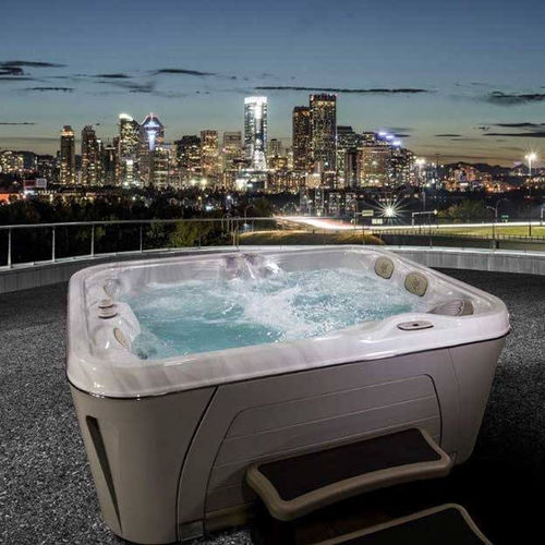 Spa fuoriterra - S43 - Clairazur - rettangolare / 4 posti / da esterno