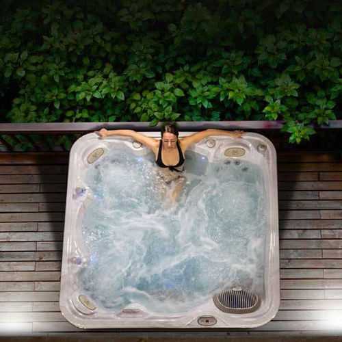 Spa fuoriterra - S59 - Clairazur - quadrata / 5 posti / da esterno