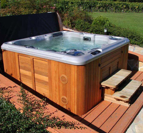 Spa da incasso - H495 - Clairazur - fuoriterra / quadrata / 4 posti