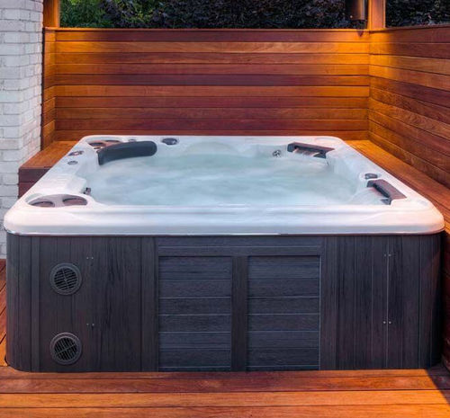 Spa da incasso - H570 - Clairazur - fuoriterra / quadrata / 5 posti