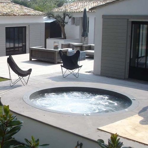 Spa da incasso - SM190 - Clairazur - rotonda / 4 posti / in mosaico